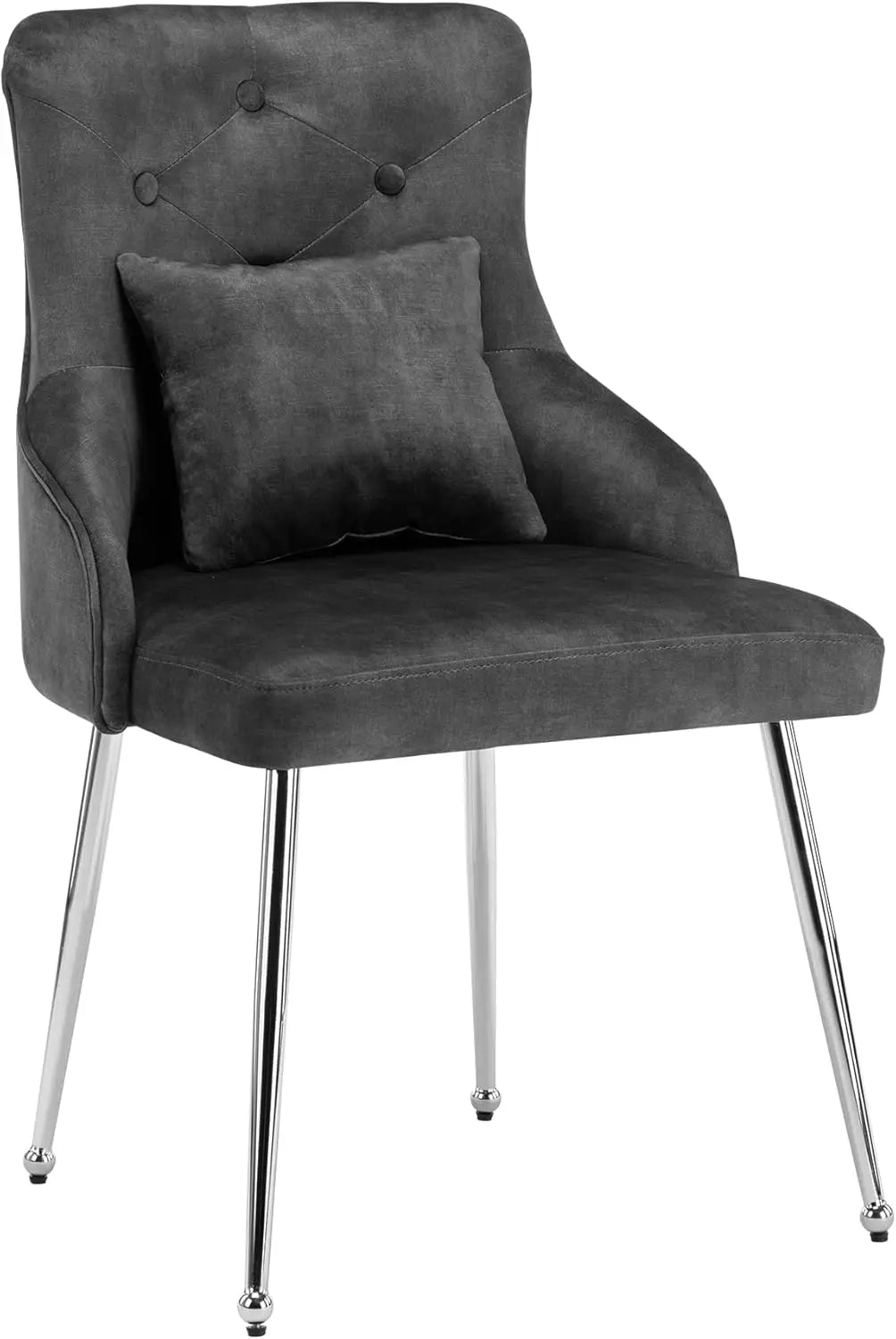 Modern Armless Desk Vanity Chair