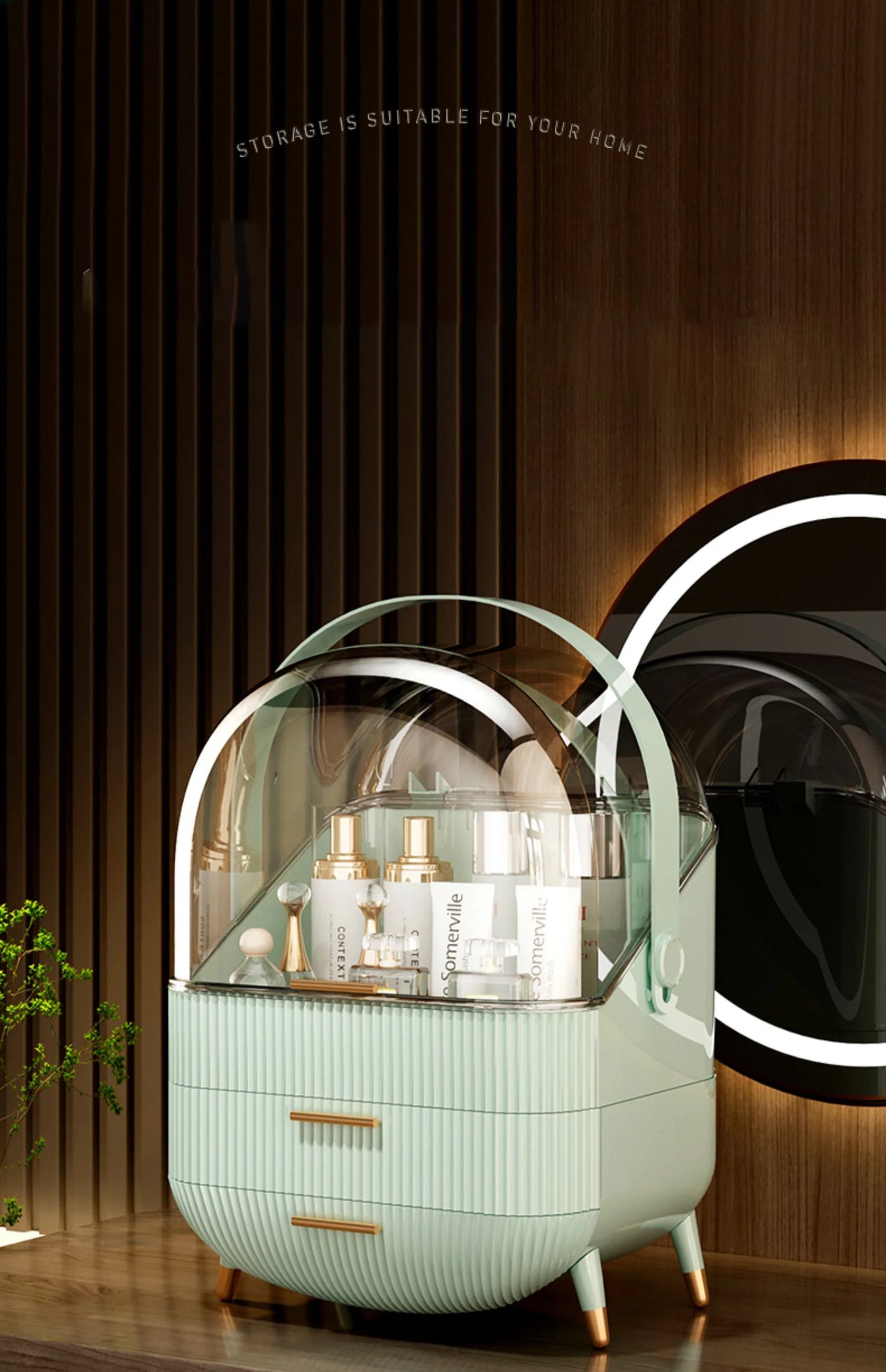 Large Capacity Makeup Organizer With Drawer