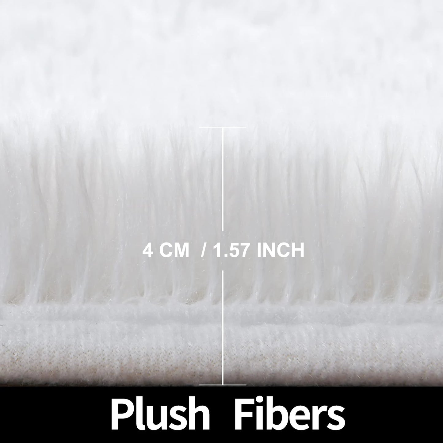 Soft Plush Circular Rugs for Vanity Desk Chair