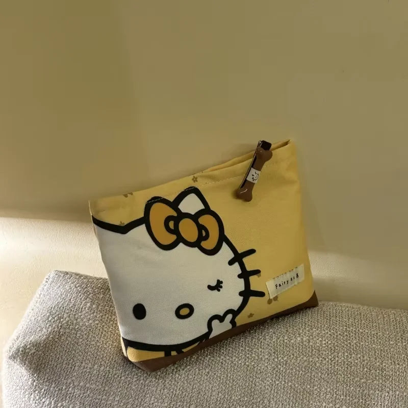 Cute Sanrio Hello Kitty Large Capacity Portable Cosmetic Bag