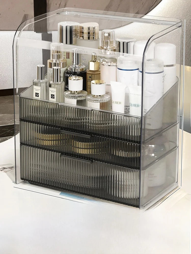Luxury Dustproof Desktop Large Cosmetic & Makeup Organizer