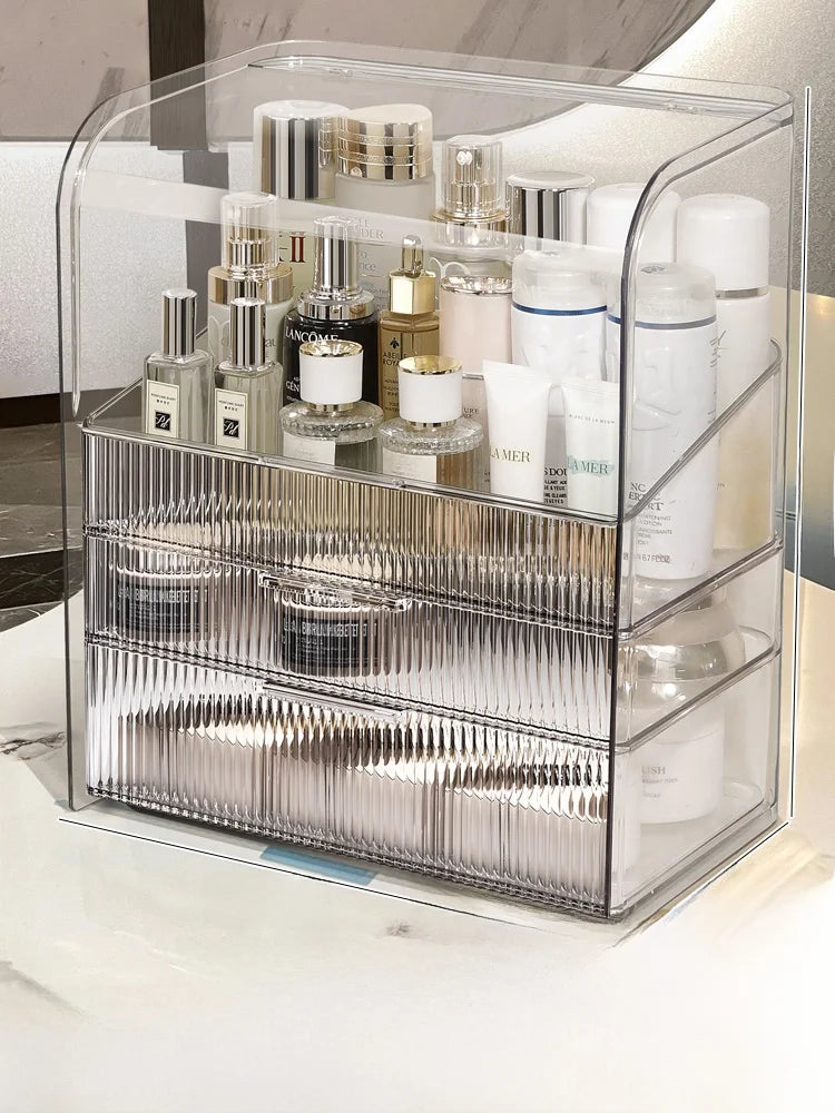 Luxury Dustproof Desktop Large Cosmetic & Makeup Organizer