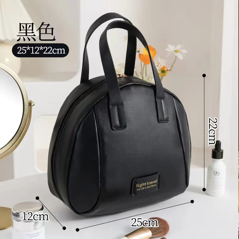 Pure Leather Makeup & Cosmetic Bag Handbag