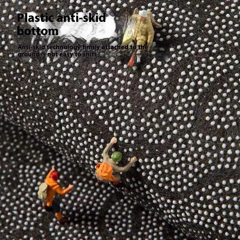 Lovely White Cloud Shaped Vanity Rug