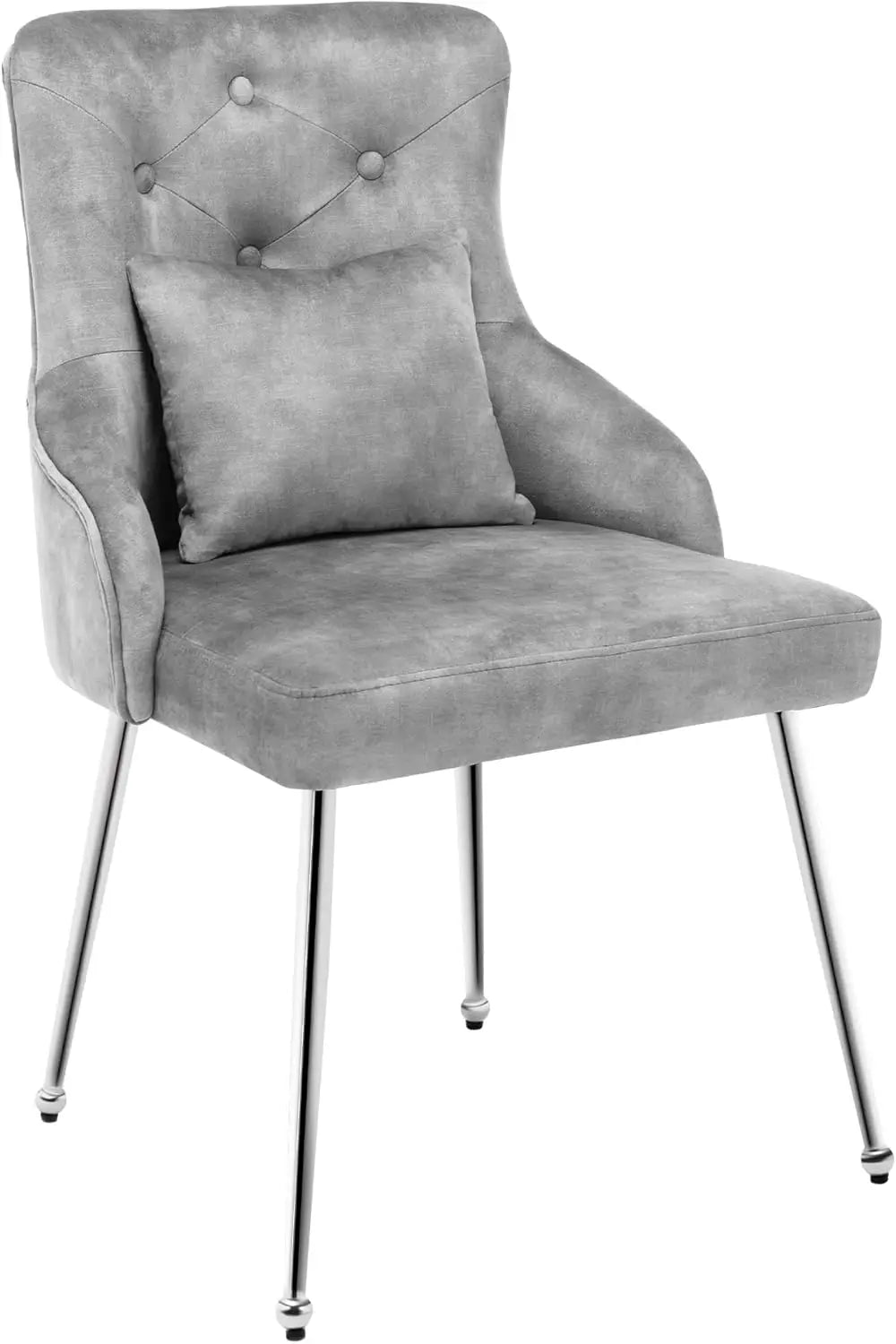Modern Armless Desk Vanity Chair