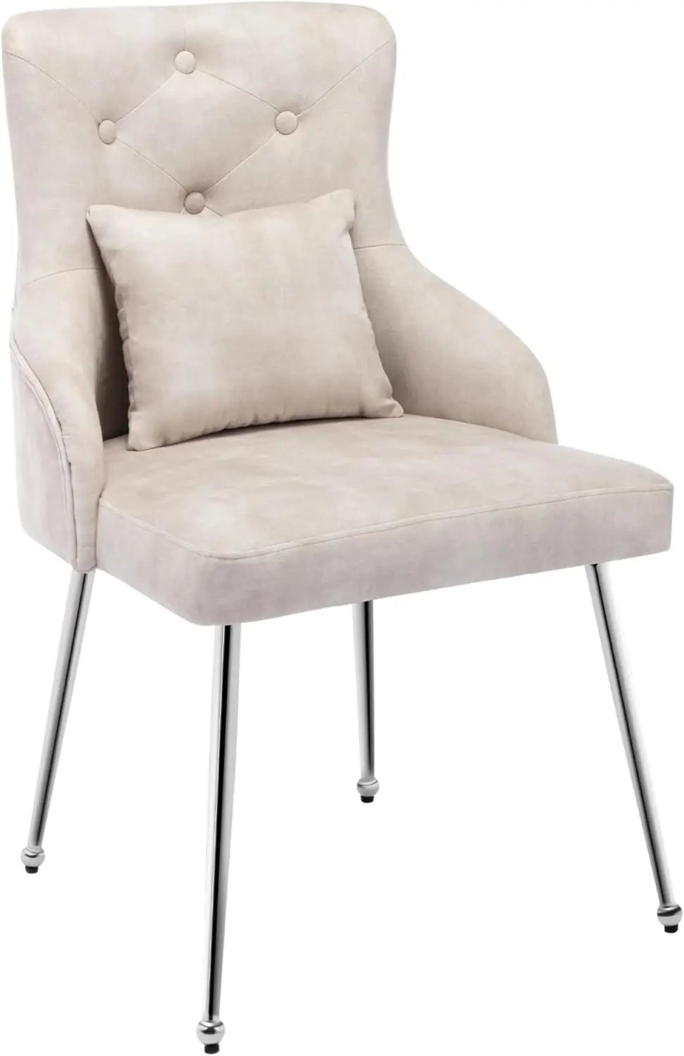 Modern Armless Desk Vanity Chair