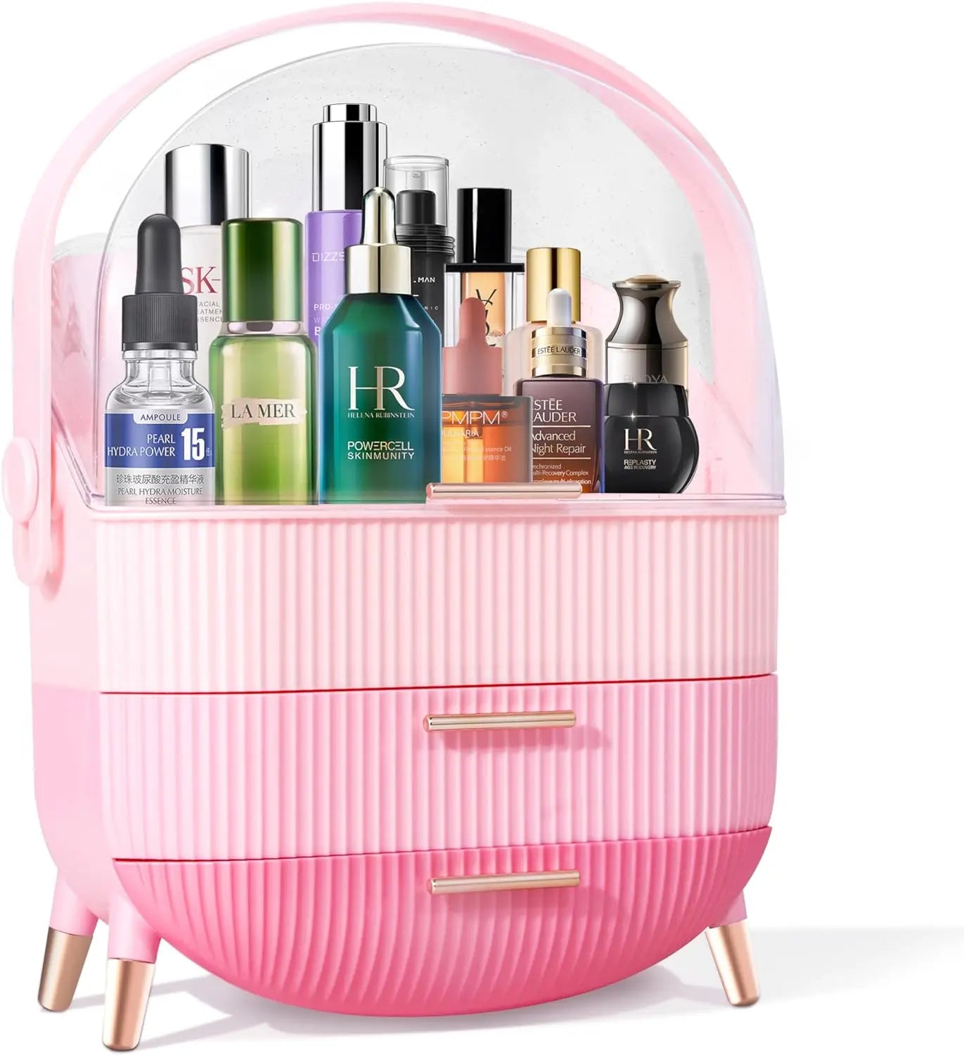 Makeup Organizers For Dressing Desk With Drawer