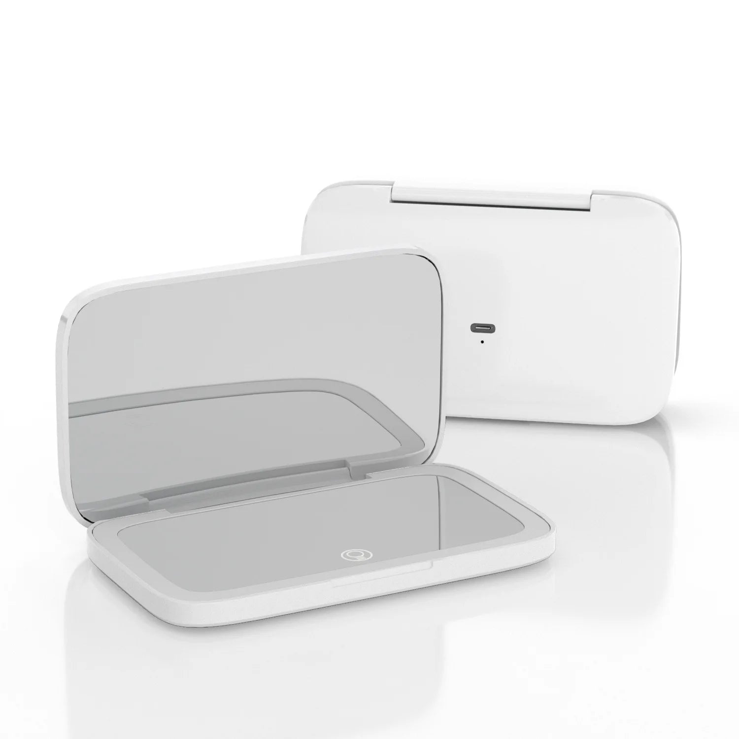 Portable Folding Makeup Mirror with LED Lights & 5x Magnifying