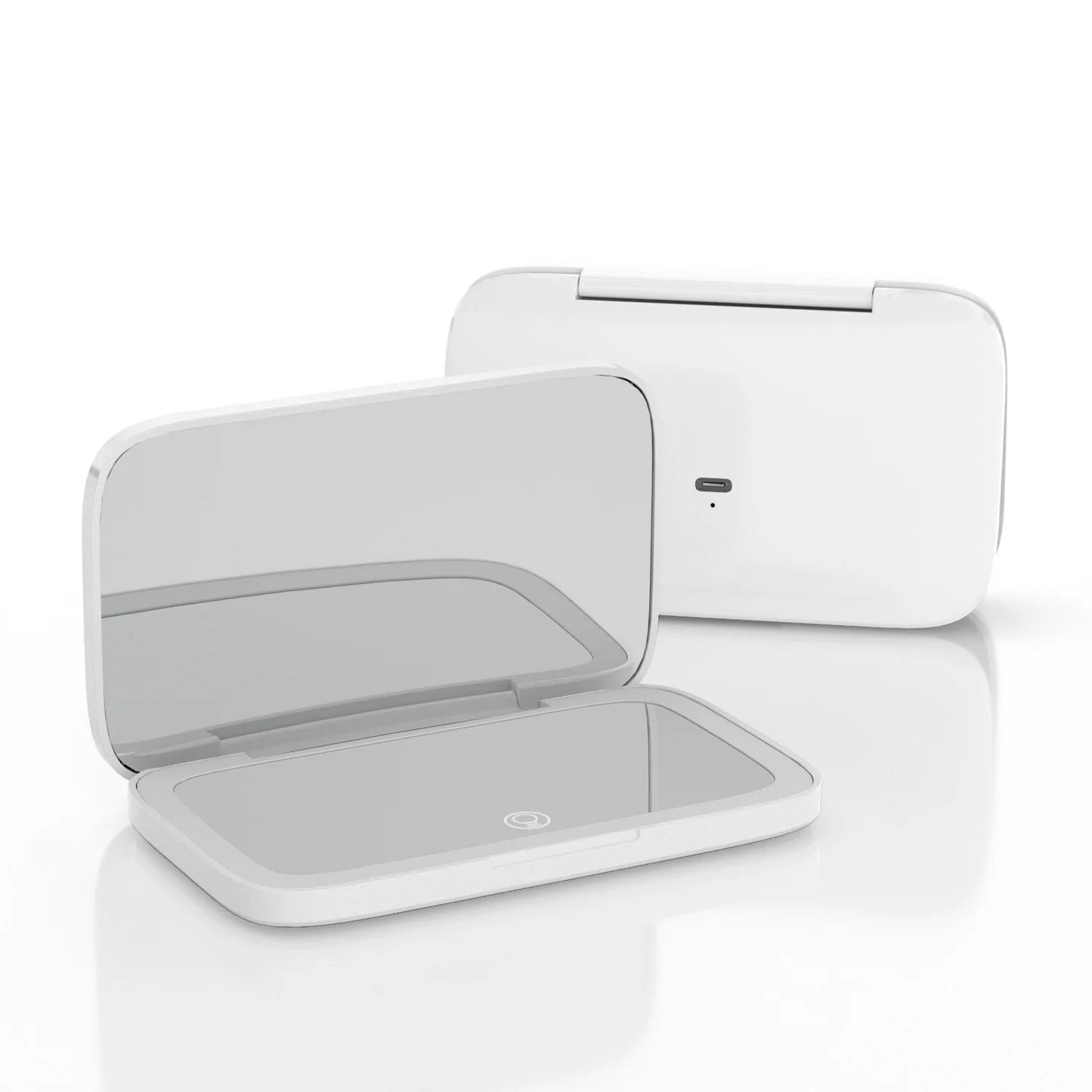 Portable Folding Makeup Mirror with LED Lights & 5x Magnifying