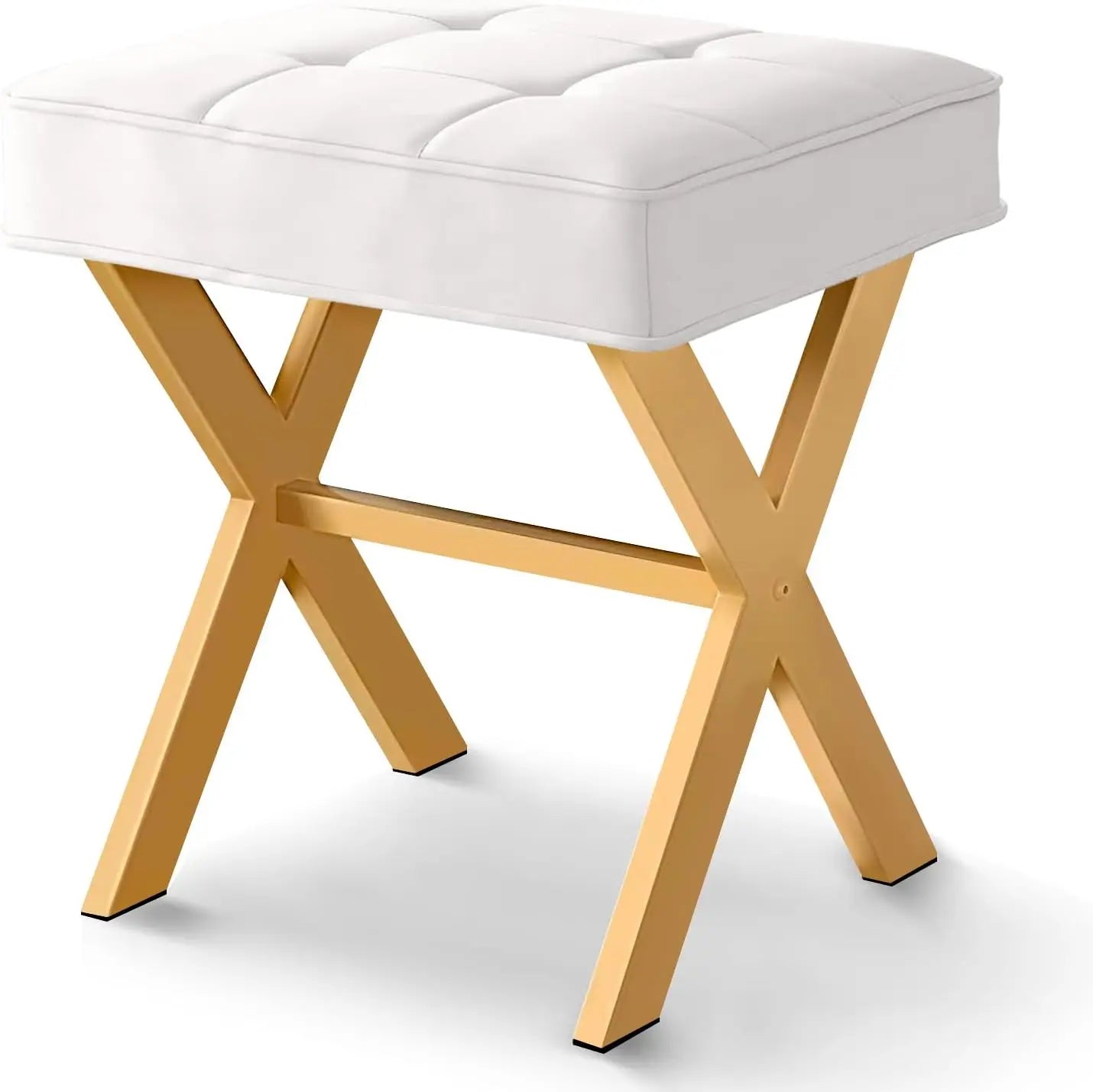 Vanity Desk Upholstered Cushion Stool