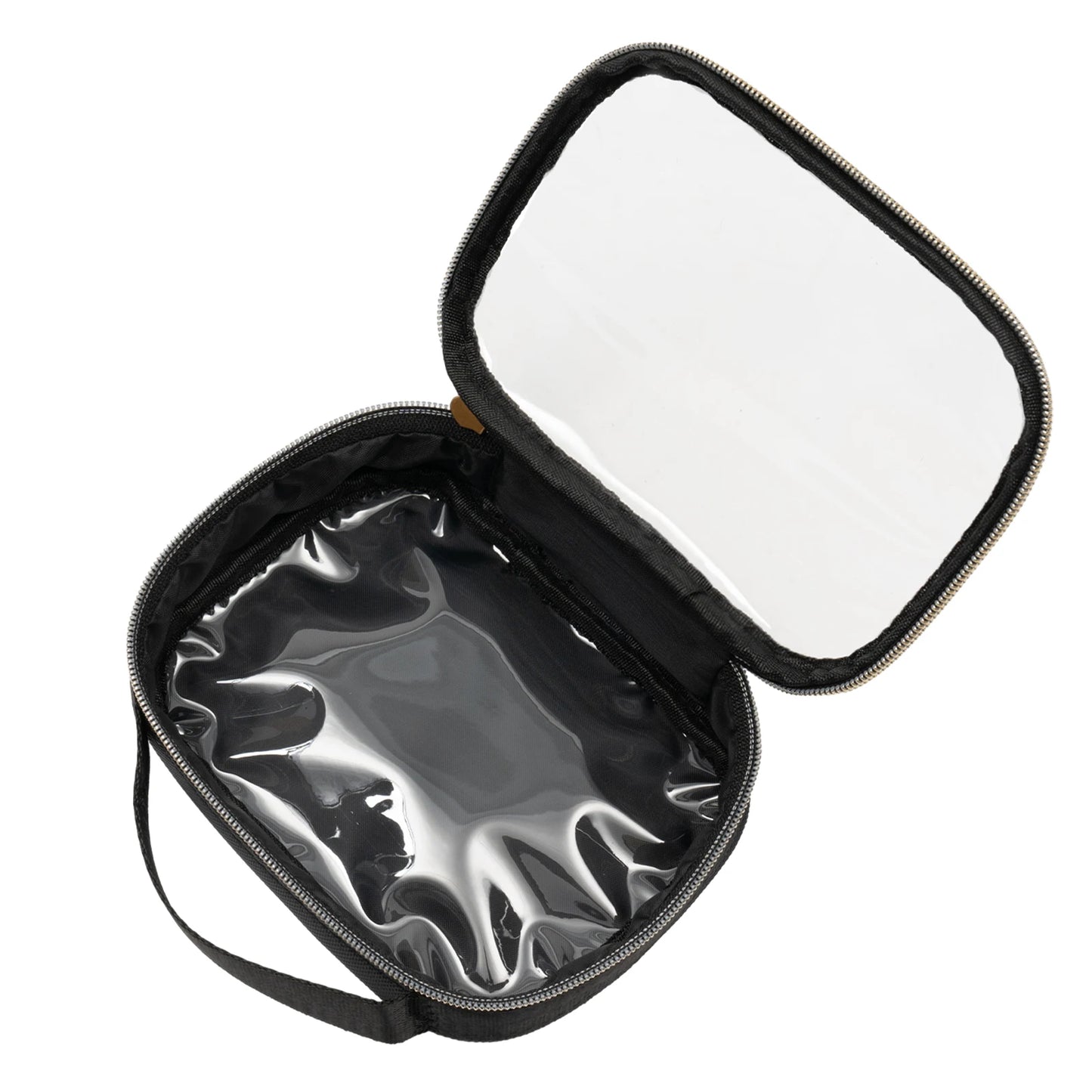 Rolling Makeup Train Case With 6 Removable Bags