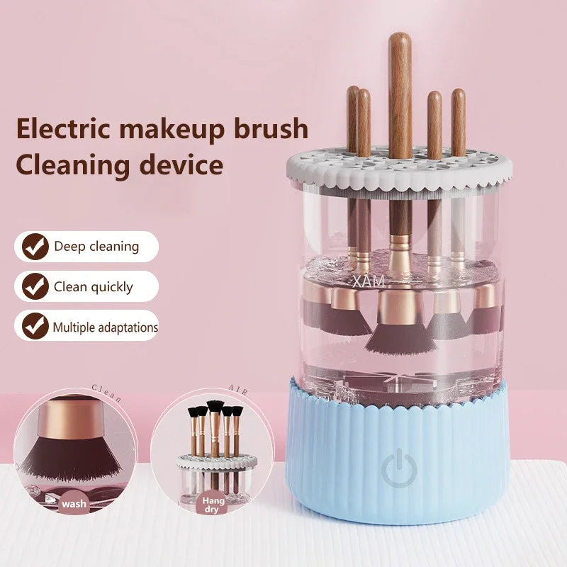 Automatic Makeup Brush Cleaner