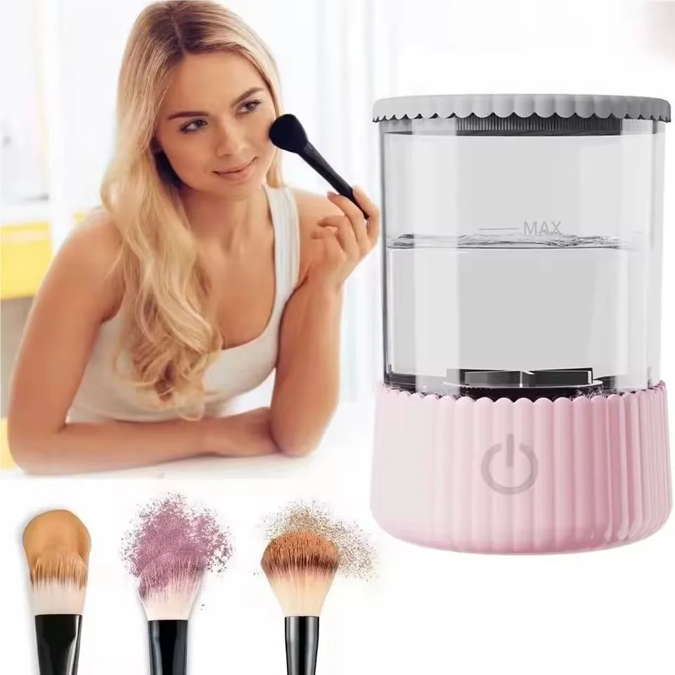 Automatic Makeup Brush Cleaner