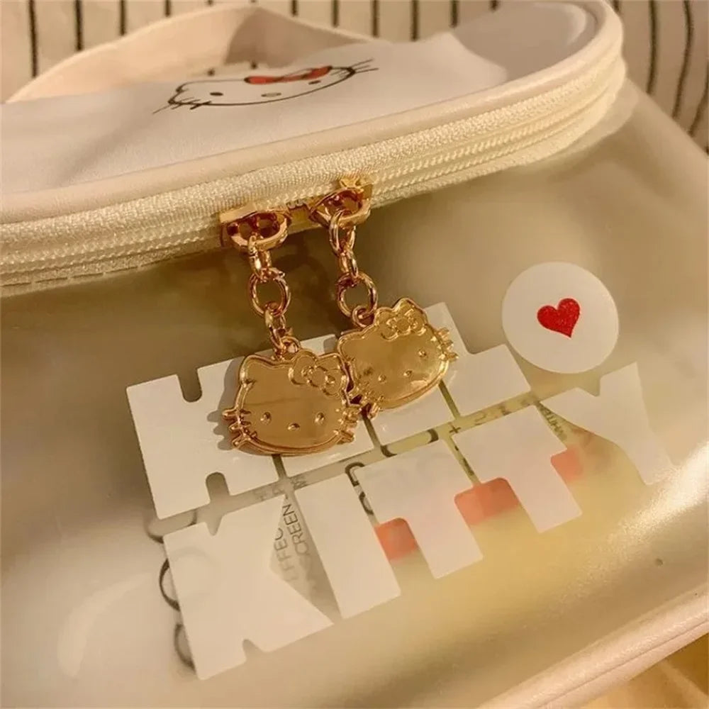 Hello Kitty Zipper Large Capacity Makeup Bag