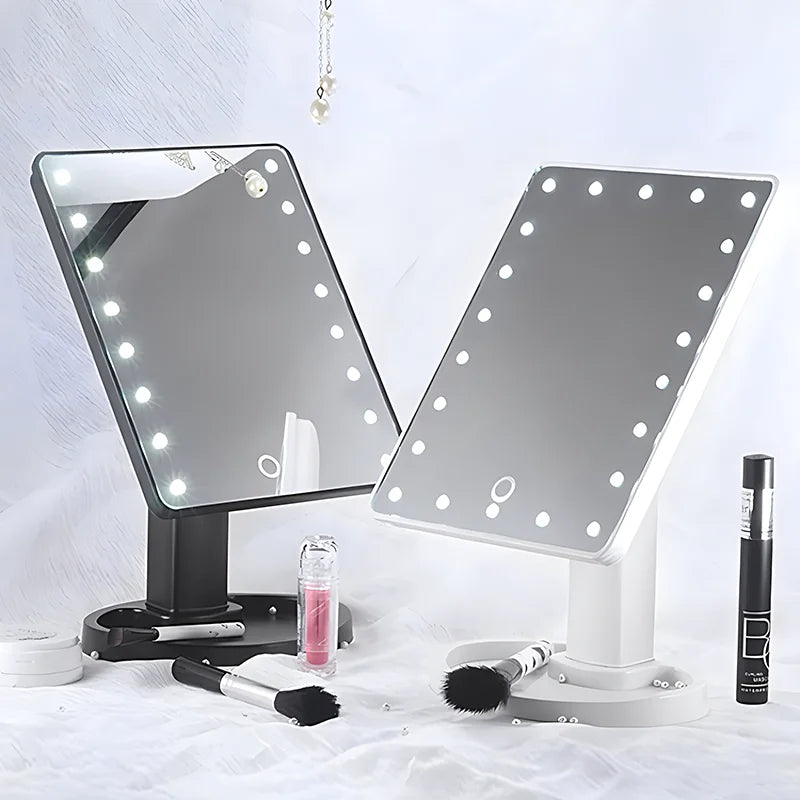 Rotatable LED Light Makeup Mirror