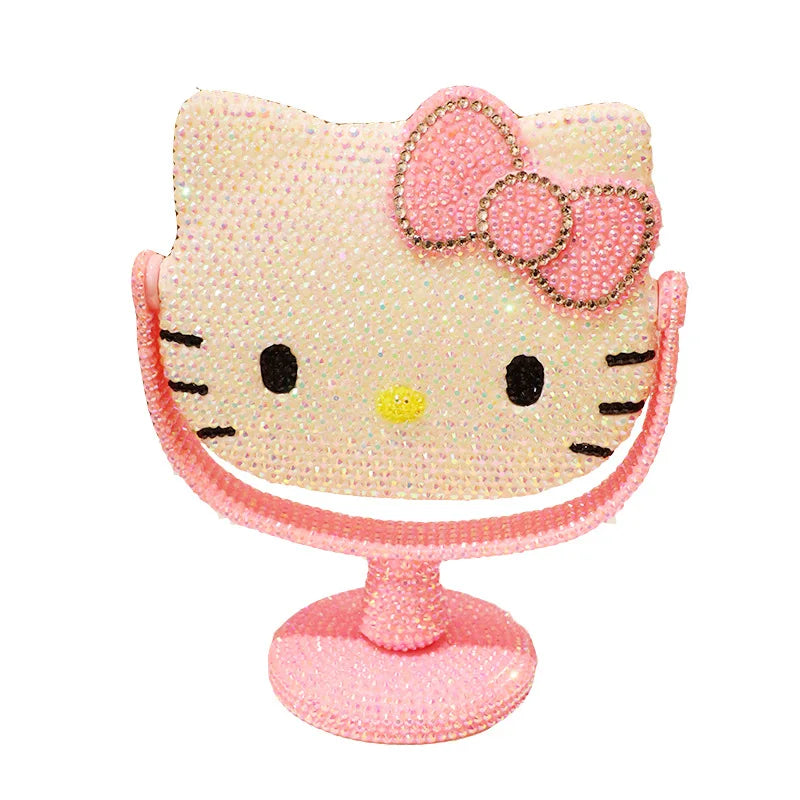 Senrio - Hello Kitty Shiny Rhinestones Embedded Mirror