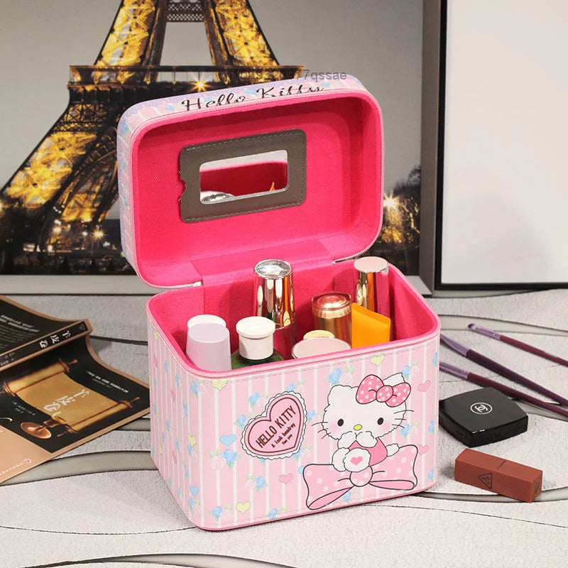 Sanrio Hello Kitty Large Capacity Portable Makeup & Cosmetic Case