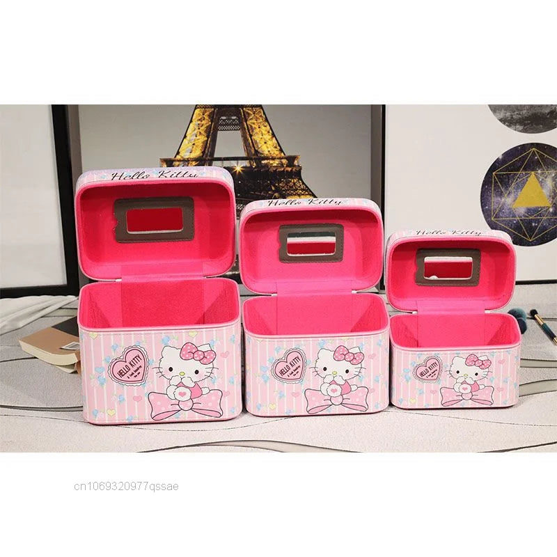 Sanrio Hello Kitty Large Capacity Portable Makeup & Cosmetic Case