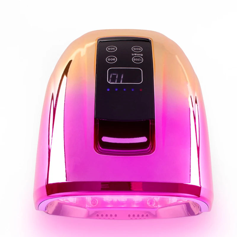 Rechargeable UV LED Acrylic Nail Dryer Lamp 90W, 4 Timer Setting & 45 LED