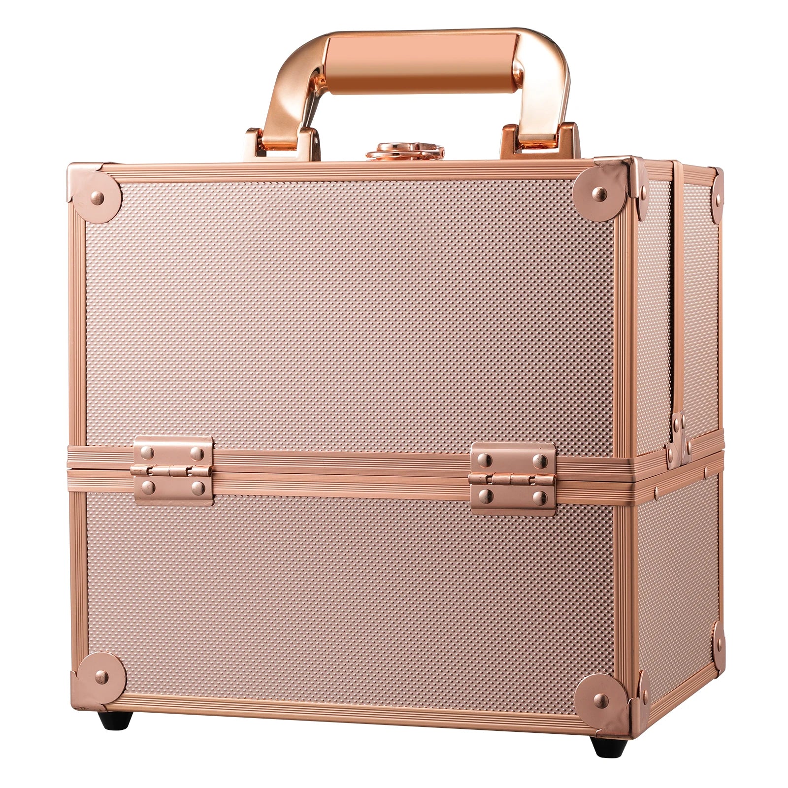 Portable Alloy Cosmetics Makeup Case