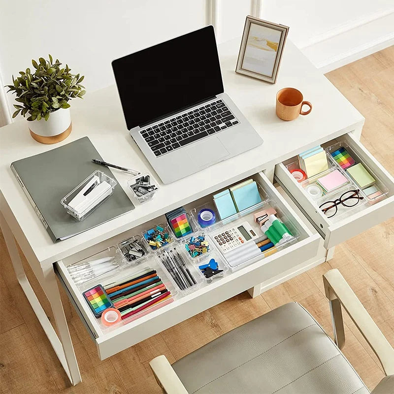 Vanity Desk Drawer Organizer Trays