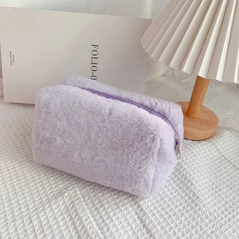Fur Makeup & Cosmetic Travel Bag