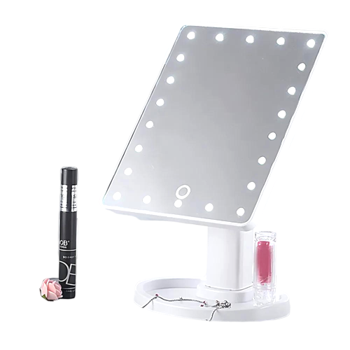 Rotatable LED Light Makeup Mirror