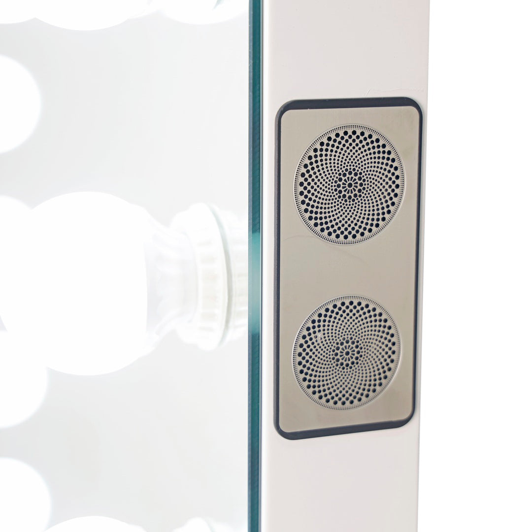 Glow Luxe – Smart Vanity Set Glossy White Edition — 7 Drawers