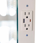 Glow Luxe – Smart Vanity Set Glossy White Edition — 7 Drawers