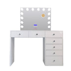 Glow Luxe – Smart Vanity Set Glossy White Edition — 7 Drawers