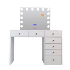 Glow Luxe – Smart Vanity Set Glossy White Edition — 7 Drawers