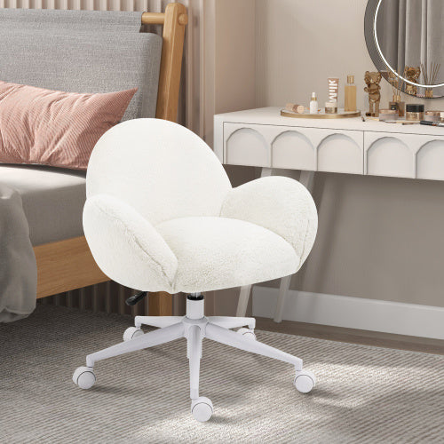 Cute Fluffy Vanity Desk Chair