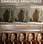 Vanity Makeup Mirror with LED Light and cloud Style