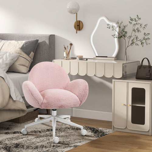 Cute Fluffy Vanity Desk Chair