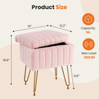 Makeup Dressing Stool With Storage Space