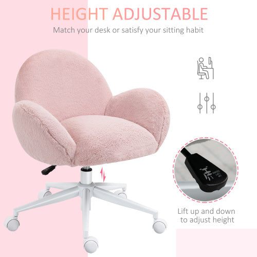 Cute Fluffy Vanity Desk Chair