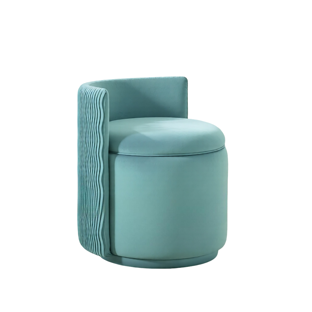 360° Swivel Dressing Table Stool - Teal