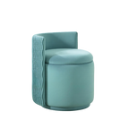 360° Swivel Dressing Table Stool - Teal