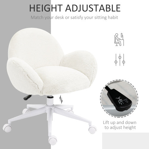 Cute Fluffy Vanity Desk Chair