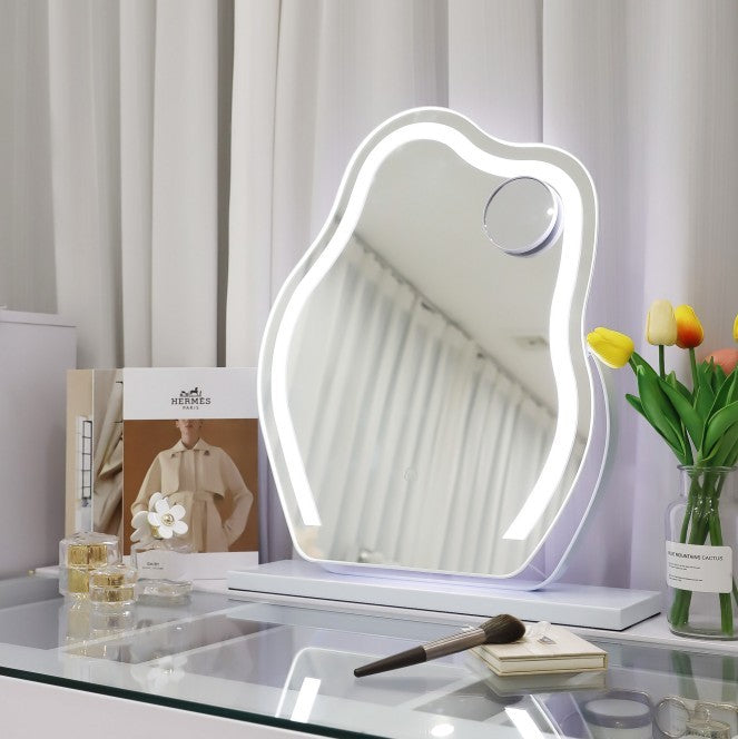 Vanity Makeup Mirror with LED Light and cloud Style