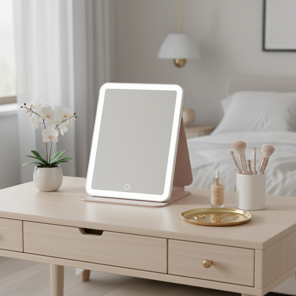 Tabletop Makeup Mirror - 9 Inches