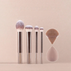 Professional Makeup Brush Set with Sponges