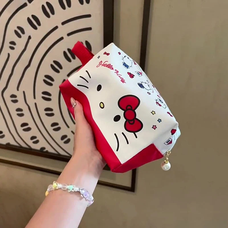 Hello Kitty Large Waterproof Makeup Bag