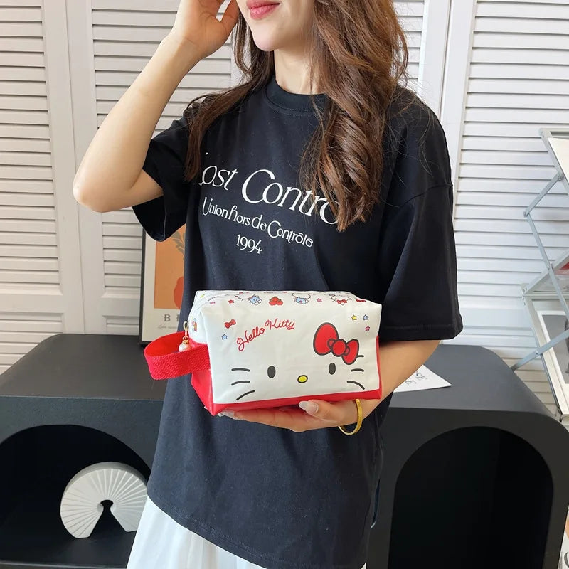 Hello Kitty Large Waterproof Makeup Bag