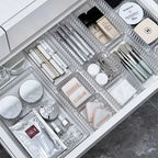 Luna Clear Acrylic Vanity Drawer Organizer Set