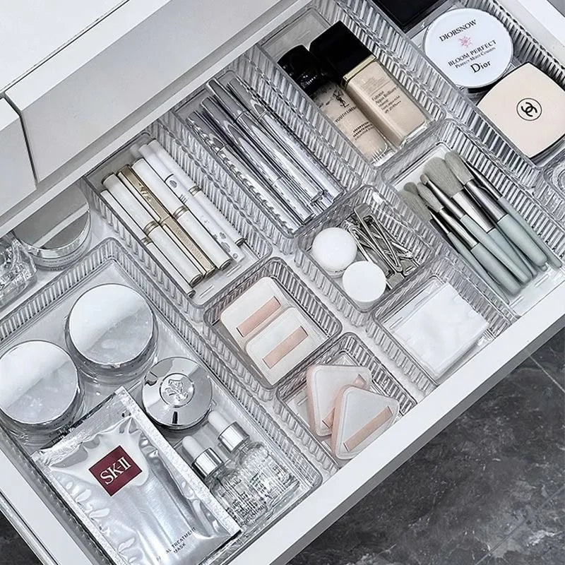 Acrylic Desk Drawer Organizers Set [10Pcs]