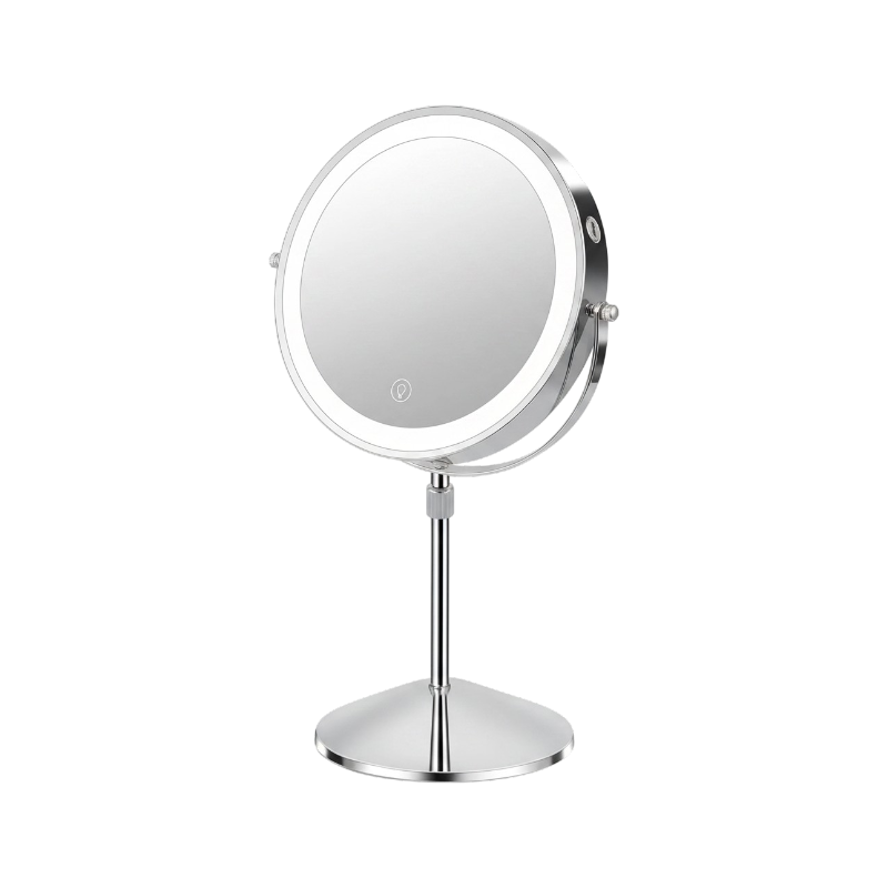 Rechargeable Double-Sided Makeup Mirror - 8 Inches