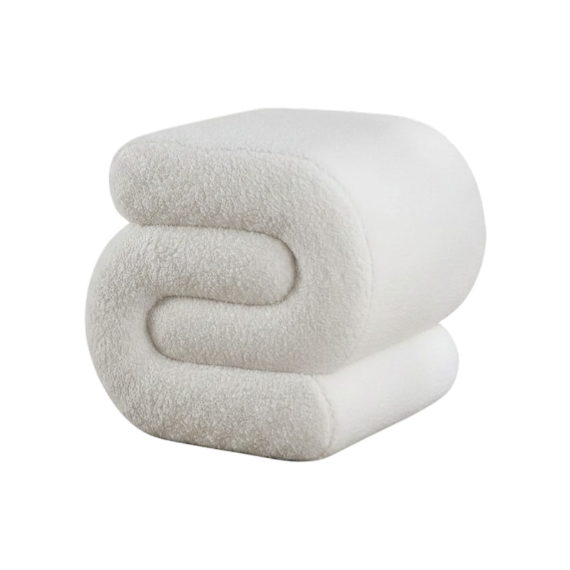 S-Shaped Vanity Stool