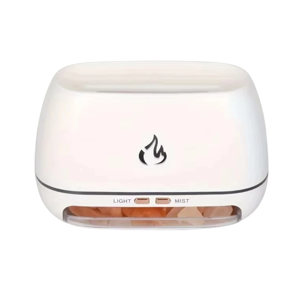 3D Flame Essential Oil Diffuser with Night Light