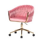 Swivel Vanity Desk Chair - Pink